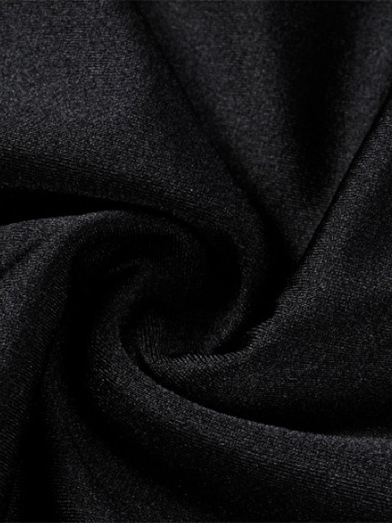 Close-up of dark gray fabric with a textured surface