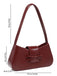 Sac baguette en cuir vintage avec nœud