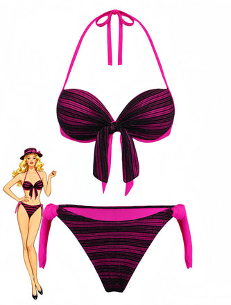 Purple 1960s Bikini - vintage fashion, retro style