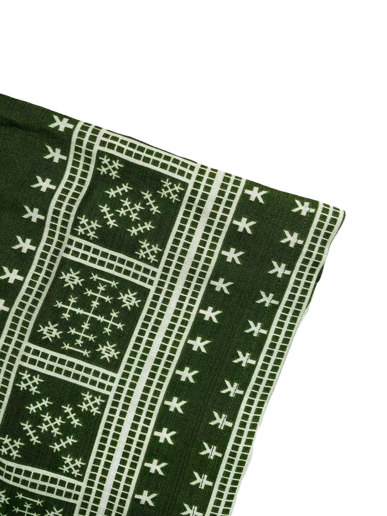 Ensemble 2 Pièces Haut à Bretelles Fines Floral & Pantalon Vert Années 1970 7