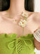 Boucles d'Oreilles Clip Vintage Fausses Perles Goutte 2