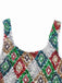 Robe moulante multicolore à paillettes Argyle des années 1970