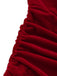 [Prévente] Robe courte rouge velours corset années 1980s