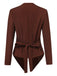 Veste blazer cintrée à boutons et revers tailleur années 1950 - 2