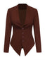 Veste blazer cintrée revers et boutonnée années 50
