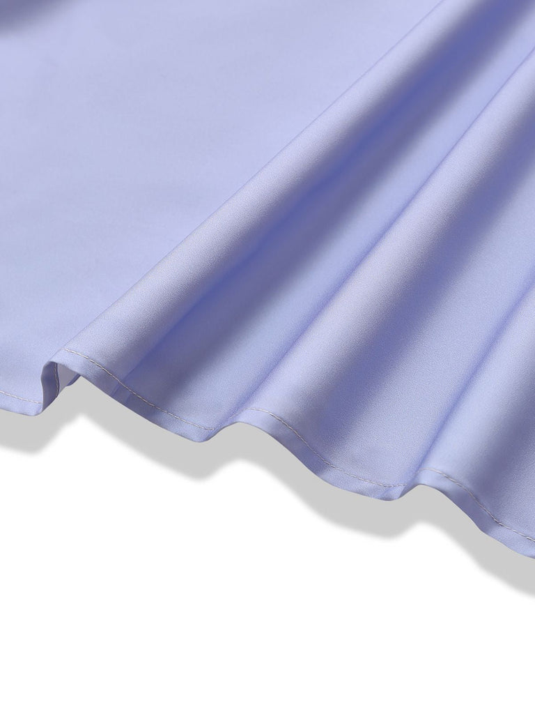 Robe dos nu à décolleté plongeant en V ombré années 1940