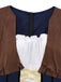 Robe de cow-girl western des années 1940 avec fouet