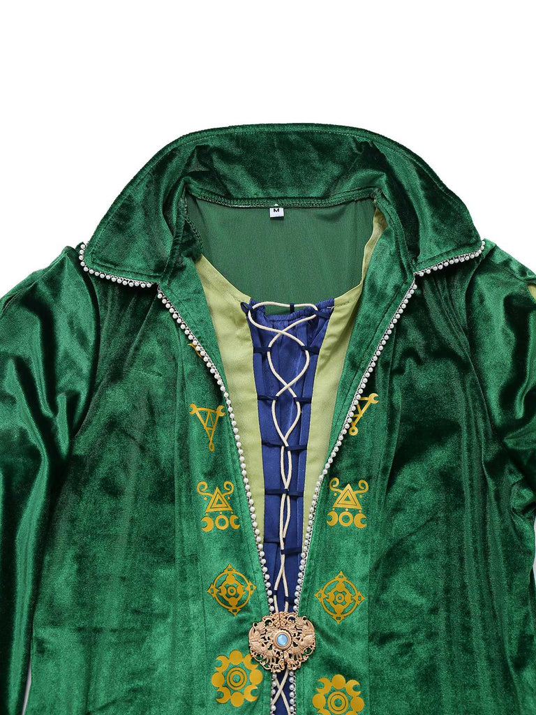 Robe de sorcière en velours des années 1930 inspirée de Winifred Sanderson
