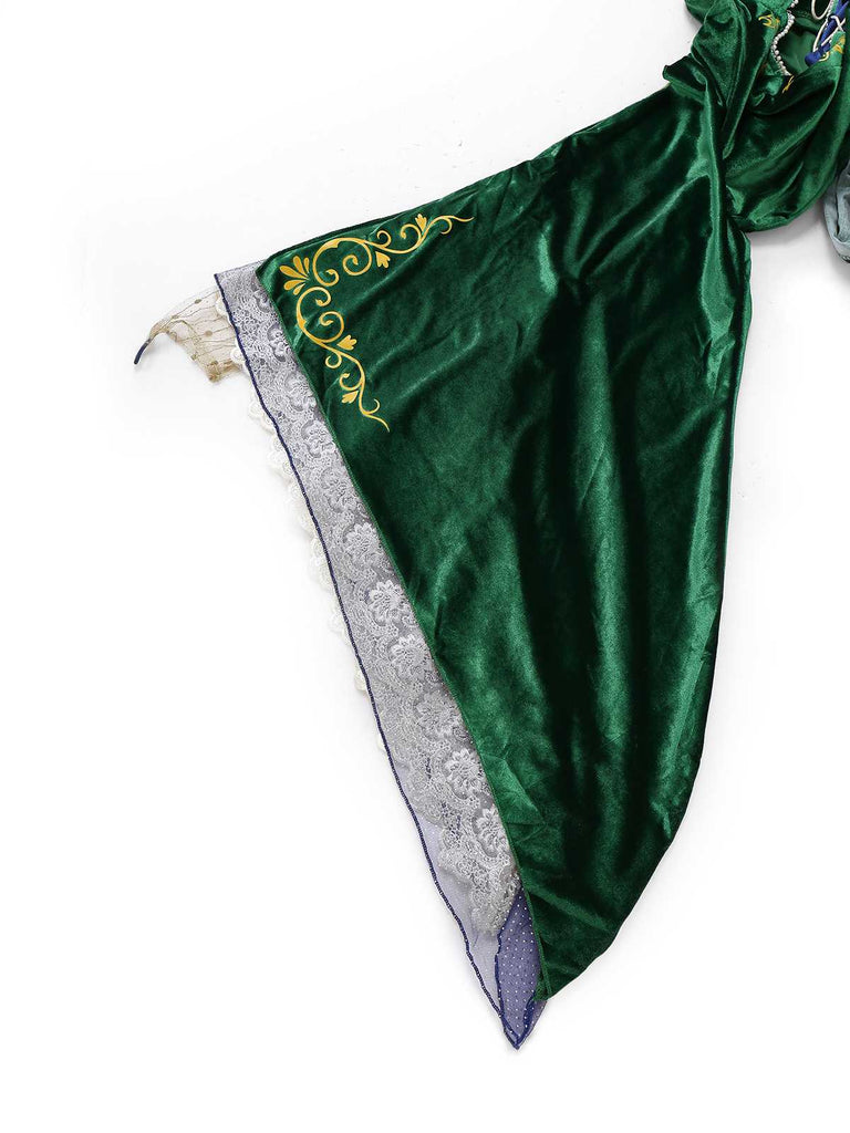 Robe de sorcière en velours des années 1930 inspirée de Winifred Sanderson
