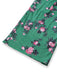 Combinaison pantalon large à imprimé floral vert années 1940