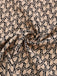 Combinaison col licou rond motif géométrique beige des années 1930