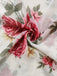 Chemise de nuit bordures en dentelle roses à bretelles années 1930
