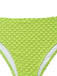 Maillot de bain dos nu à lacets et chaîne coquillages des années 1940