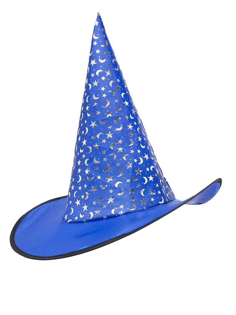 Robe fendue avec chapeau magicien Halloween années 1970