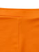 Ensemble bikini dos nu fleurs orange 1960s