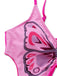 Ensemble bikini à fines bretelles et lacets papillon années 1970