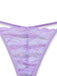 Féerique Dentelle Résille Nœud Lingerie Ensemble Lavande Années 1980 7