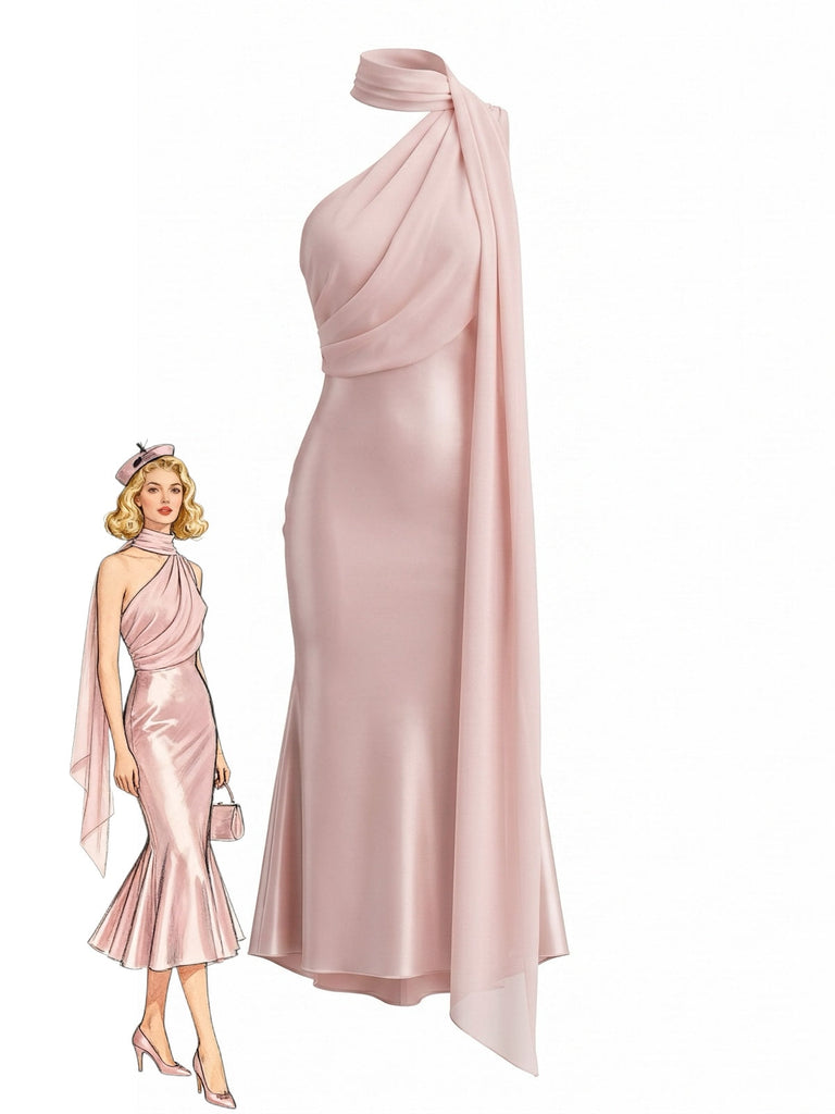 Combinaison Boho Florale Épaules Dénudées avec Ceinture années '70