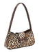 Sac baguette en cuir vintage avec nœud