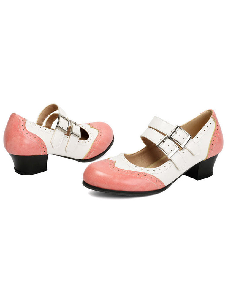 Pointu Orteil Conique Talon Escarpins Boucle Chaussures 16