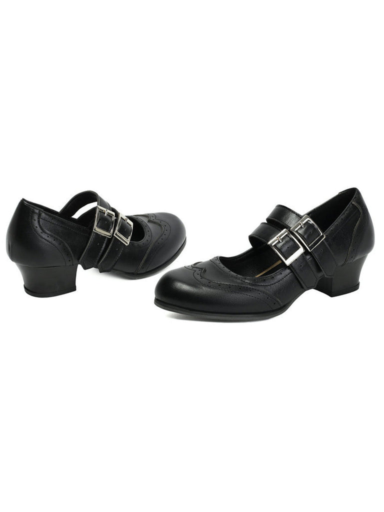 Pointu Orteil Conique Talon Escarpins Boucle Chaussures 2