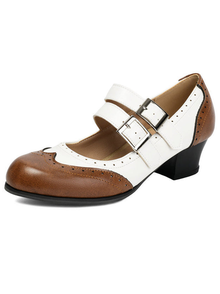 Pointu Orteil Conique Talon Escarpins Boucle Chaussures 9