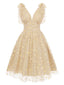 [Prévente] Robe Évasé Marguerite Jaune Années 1950