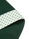 [Prévente] Short plissé vert à pois patchwork des années 1950
