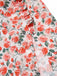 [Prévente] Robe à volants col V fente latérale motif roses des années 1940