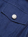 [Prévente] Combishort en jean bleu uni en coton à poches des années 1970