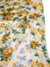 [Prévente] Robe froncée à bretelles sirène roses jaunes des années 1930