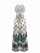 Combinaison verte licou à motif palmiers des années 1930