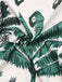 Combinaison verte licou à motif palmiers des années 1930
