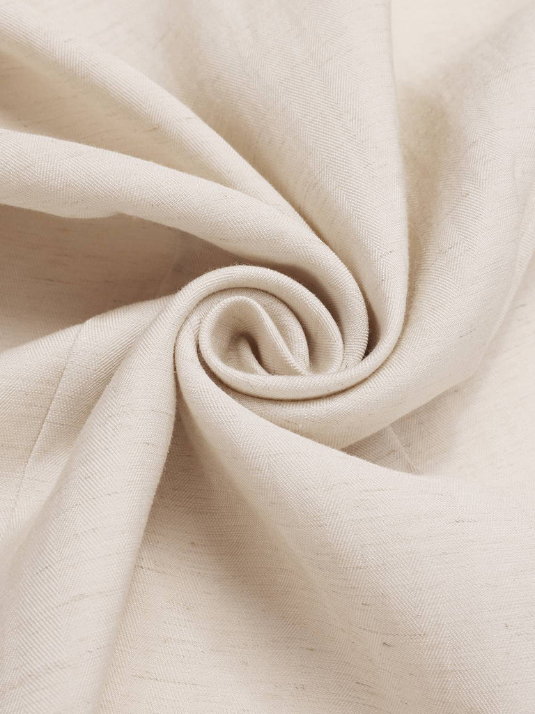 [Prévente] 2PCS Gilet col châle couleur crème et jupe plissée années 1950
