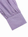 [Prévente] 2PCS chemisier rayé à revers et jupe unie lavande années 40