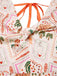 [Prévente] Combinaison torsadée Timbres de plage orange années 1950