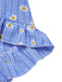 [Prévente] Robe bleue à carreaux épaules dénudées années 1950