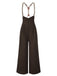[Prévente] Ensemble chemisier coton et pantalon bretelles années 1930