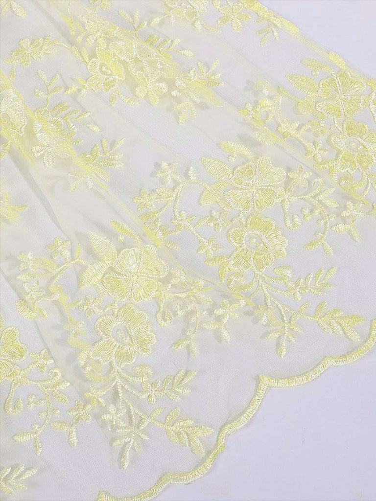 [Prévente] 2PCS robe verte à motifs florauxet tablier brodé années 1950