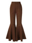 [Prévente] Pantalon évasé marron à taille haute des années 1960