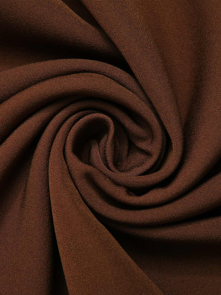 [Prévente] Pantalon évasé marron à taille haute des années 1960