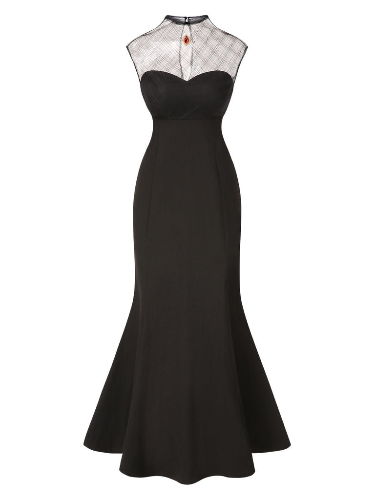 [Prévente] Robe noire toile d'araignée Mavis Hotel Transylvania années 1970