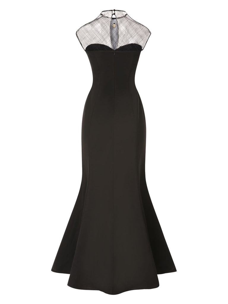 [Prévente] Robe noire toile d'araignée Mavis Hotel Transylvania années 1970