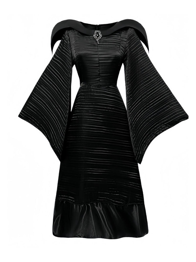 Ensemble robe noire Maléfique Halloween années 1930