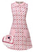 [Prévente] Robe en coton marguerites et poches en cœur années 1960