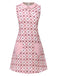 [Prévente] Robe en coton marguerites et poches en cœur années 1960