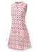 [Prévente] Robe en coton marguerites et poches en cœur années 1960