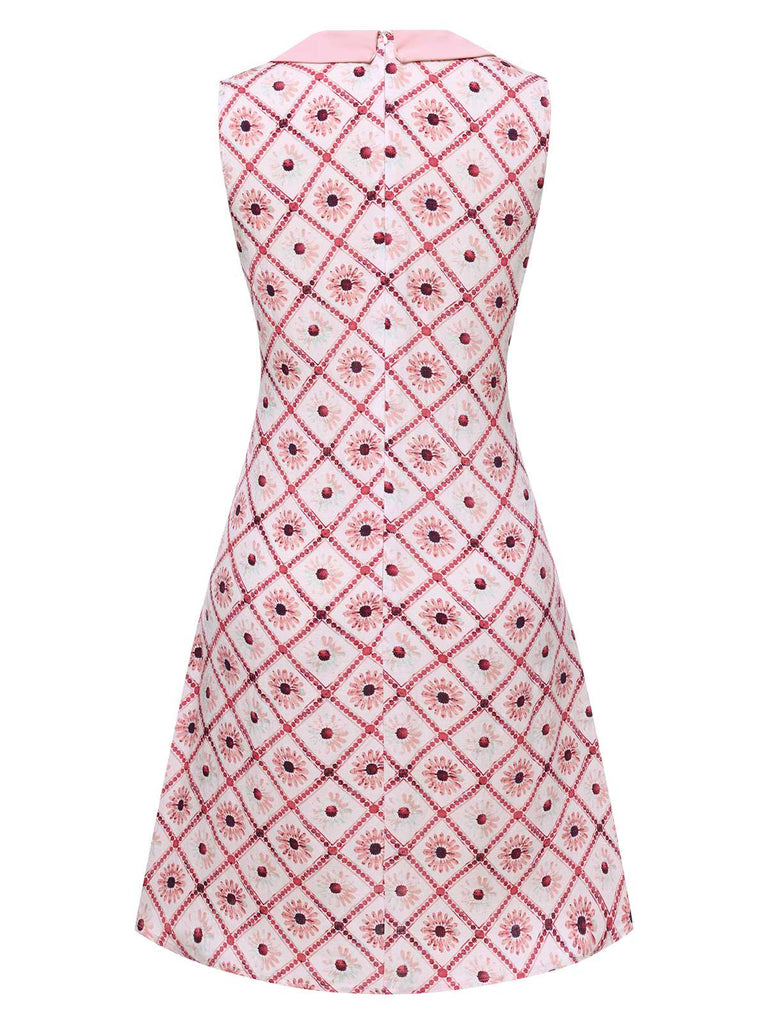 [Prévente] Robe en coton marguerites et poches en cœur années 1960