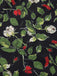[Prévente] [Grande taille] Robe noire fleur manches volantées années 1960