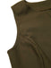 [Prévente] 2PCS Gilet vert olive et jupe crayon années 1960